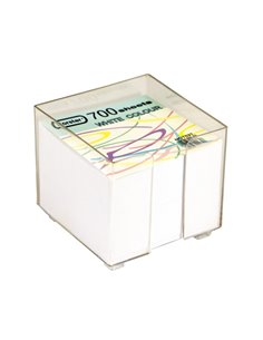 Cub hartie alba cu suport Forster, 700 file, 70 g/mp, 90 x 90 x 75 mm