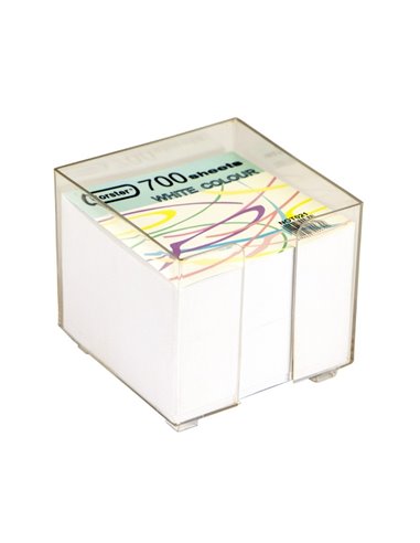 Cub hartie alba cu suport Forster, 700 file, 70 g/mp, 90 x 90 x 75 mm