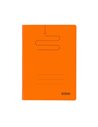 Caiet Herlitz A5, 48 file, 70 g/mp, matematica, coperta plastic, Portocaliu