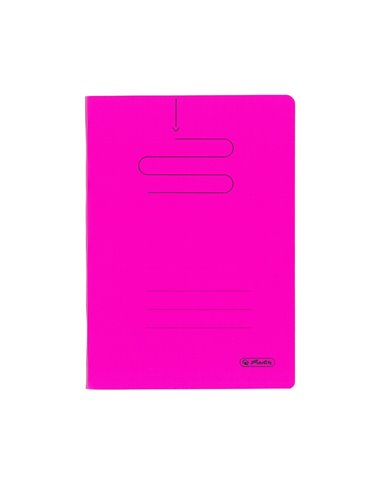 Caiet Herlitz A5, 48 file, 70 g/mp, matematica, coperta plastic, Roz