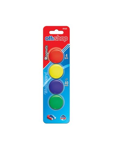 Magneti color Offishop OF622, 40 mm, 4 buc/set