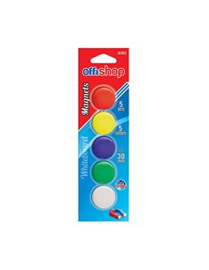 Magneti color Offishop OF622, 30 mm, 5 buc/set