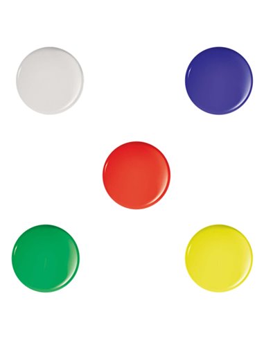 Magneti color Offishop OF622, 30 mm, 5 buc/set