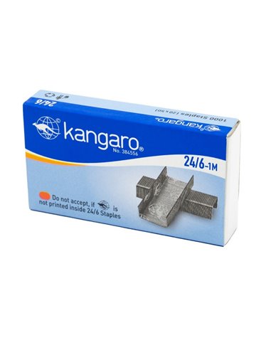 Capse Kangaro 24/6, 30 coli, 1000 buc/cutie