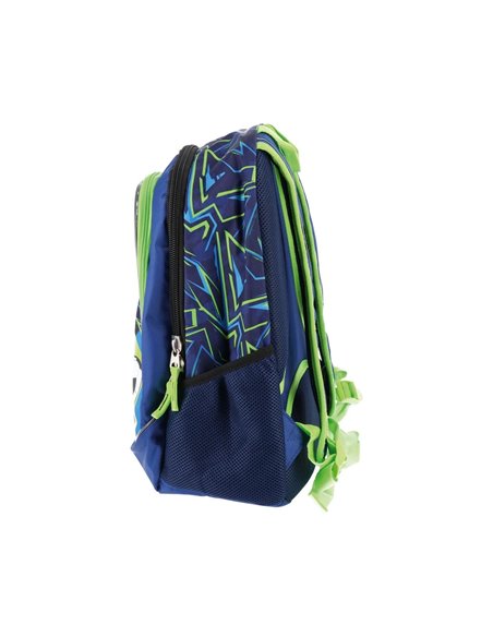 Ghiozdan scoala Sazio neo Smash, 43 x 33 x 20 cm, Let's Play