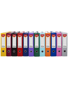 Biblioraft plastifiat A4 NOKI, 7.5cm, Albastru deschis 2
