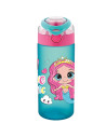 NKT-0108,Sticla apa pt copii tritan soft touch 500ml cu deschidere automata si maner transport t-0108 noki