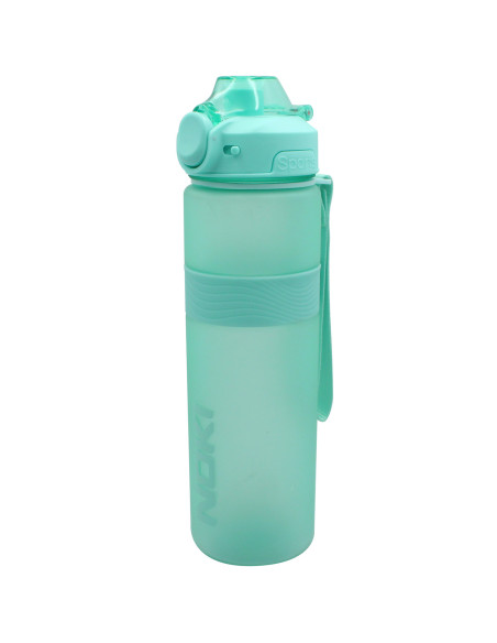 NKT-0117,Sticla apa petg soft touch 1000ml cu deschidere automata si maner transport t-0117 noki