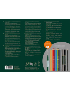 Set arta discovery desen umed 12 piese faber-castell 2