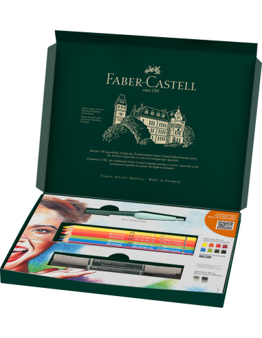 FC117520,Set arta discovery desen umed 12 piese faber-castell