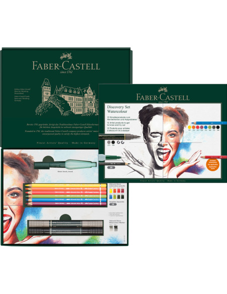 FC117520,Set arta discovery desen umed 12 piese faber-castell