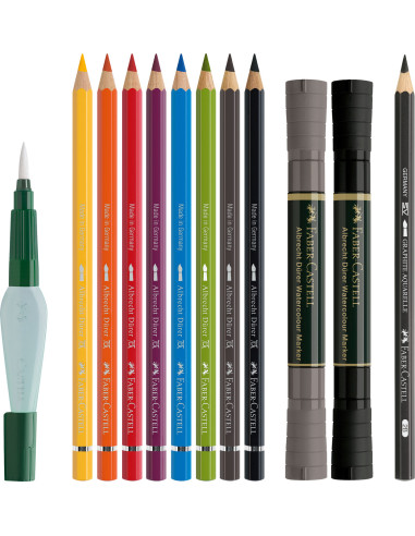 FC117520,Set arta discovery desen umed 12 piese faber-castell