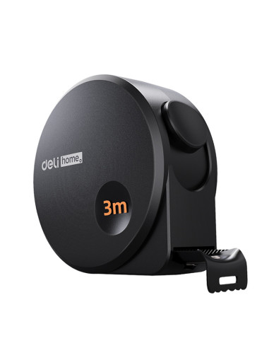 DLEHT8316,Ruleta otel 3m*16mm home series neagra deli