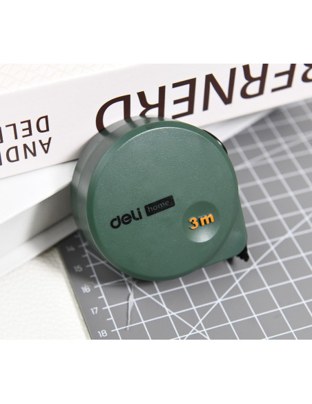 DLEHT8316L,Ruleta otel 3m*16mm home series verde deli