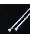 DLEDL506151,Coliere plastic 5 bucati x 300 mm albe deli