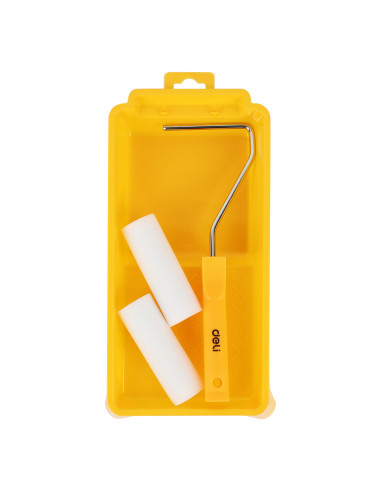 DLEDL509704,Set pentru zugravit trafalet + 2 rezerve + tavita galben deli