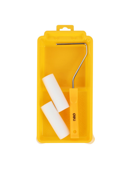 DLEDL509704,Set pentru zugravit trafalet + 2 rezerve + tavita galben deli DLEDL509704,Set pentru zugravit trafalet + 2 rezerve + tavita galben deli
