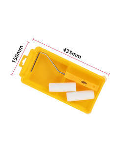 DLEDL509704,Set pentru zugravit trafalet + 2 rezerve + tavita galben deli 2