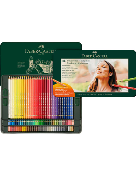 FC210061SD,Creioane colorate 102 culori polychromos faber-castell