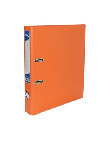 Biblioraft plastifiat A4 NOKI, 5 cm, Portocaliu