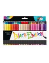 Brush pens black edition set 50 culori faber-castell