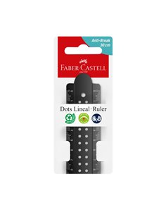 Rigla dots anti-rupere Faber-Castell FC172130, 30 cm