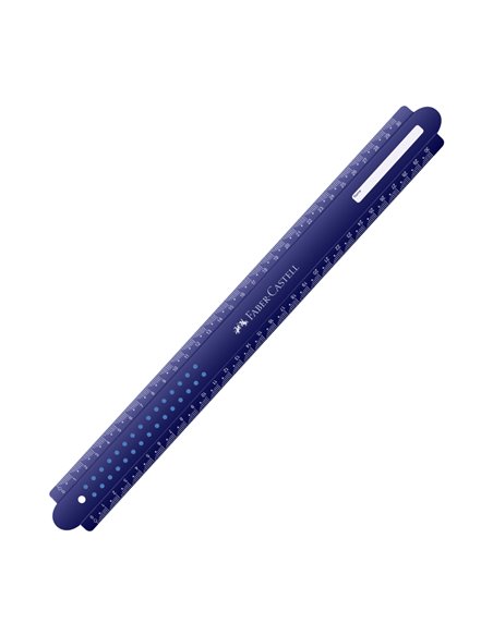Rigla dots anti-rupere Faber-Castell FC172130, 30 cm