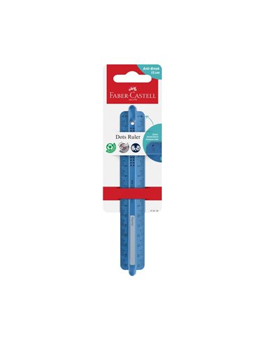 Rigla dots anti-rupere Faber-Castell FC172115, 15 cm