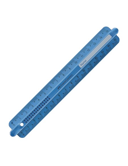 Rigla dots anti-rupere Faber-Castell FC172115, 15 cm