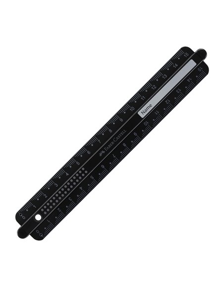 Rigla dots anti-rupere Faber-Castell FC172115, 15 cm