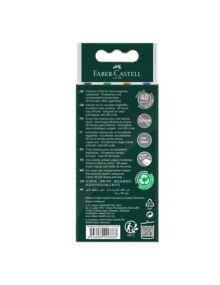 Set 4 markere whiteboard W20 Faber-Castell FC253942