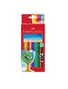 Creioane Colorate Faber-Castell FC112412 Grip 2001, 12 culori