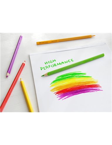 Creioane Colorate Faber-Castell FC112412 Grip 2001, 12 culori