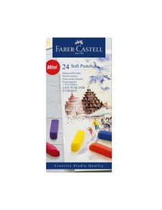 Creioane Colorate Faber-Castell FC128224 Pastel Soft Mini, 24 culori 2