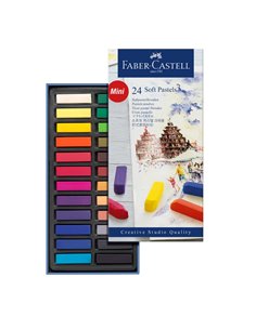 Creioane Colorate Faber-Castell FC128224 Pastel Soft Mini, 24 culori