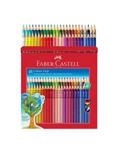 Creioane Colorate Faber-Castell Grip 2001, 48 Culori 2