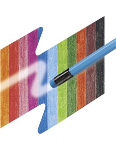 Creioane Colorate Eco FABER-CASTELL FC116612, 12 Culori + Guma 2