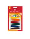 Creioane cerate model degete set 6 faber castell