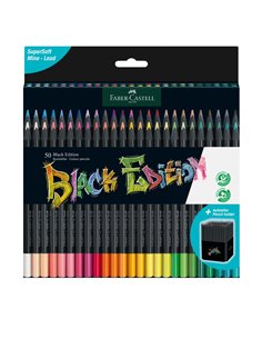Creioane Colorate Faber-Castell Black Edition, 50 de culori