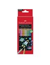 Creioane colorate metalizate FABER-CASTELL FC201583, 10 culori