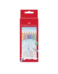 Creioane colorate pastel FABER-CASTELL FC111211, 10 culori