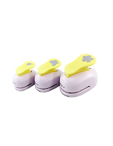 Set 3 perforatoare Hobby Daco PF3P, Motiv primavara