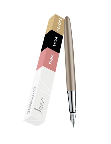 Stilou Pelikan Jazz Noble Elegance P36 in cutie de carton, Taupe
