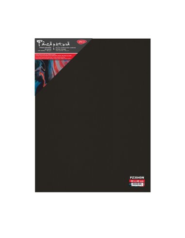 Panza pictura neagra pe sasiu 30x40cm DACO pz3040n