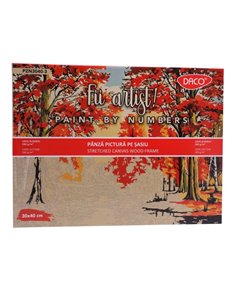 Panza pictura pe numere 30x40cm DACO pzn3040-3