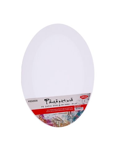 Panza pictura pe sasiu oval 25x35cm DACO PZO2535