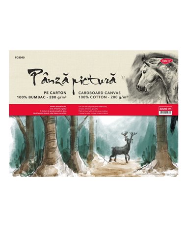 Panza pictura pe carton 30x40cm DACO PD3040