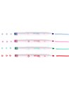 Set 4 evidentiatoare 2 in 1 cu stampila Strigo SSC490, Motiv panda
