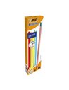 Creion grafit BIC Evolution STRIPES 646 cu radiera, 12 buc/cutie