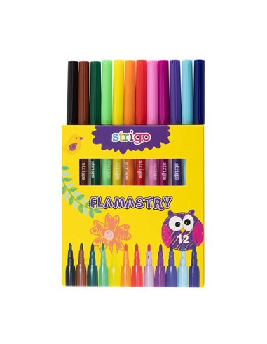 Carioci lavabile Strigo SSC007, 12 culori